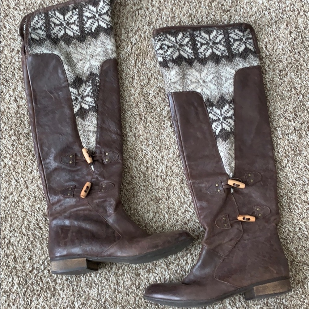 Knee high Lavorazione Artigiana Leather Boots